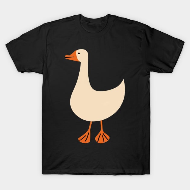 White goose T-Shirt by NomiCrafts